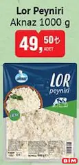 AKNAZ LOR PEYNİRİ 1000 G AKNAZ LOR PEYNİRİ 1000 G